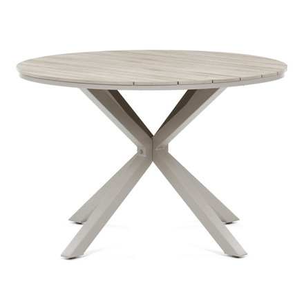 Zahradní stůl Autronic 110x110cm, hliník, polywood, béžová, AZT-S1430 CRM (2)