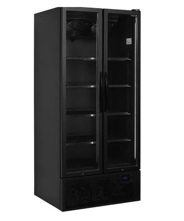 Chladicí skříň prosklené dveře Tefcold FS890H BLACK
