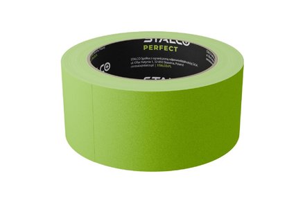Páska lepící Stalco S-76660, interiérová krycí, GREEN, 48 mm x 50 m PERFECT (2)