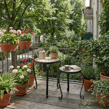 Stojan na květiny Autronic 30x30x34cm, keramika, béžová, US1602 (1)