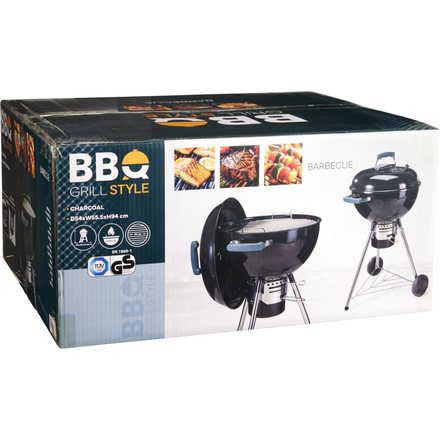 Gril na dřevěné uhlí ProGarden KO-X85100030 kulový  65 cm (2)