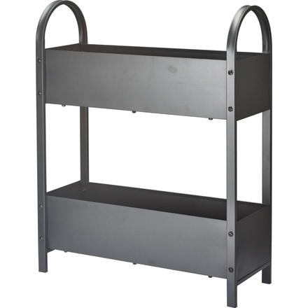 Truhlík ProGarden KO-X73000010 dvoupatrový ve stojanu  60 x 22,5 x 75 cm tmavě šedý