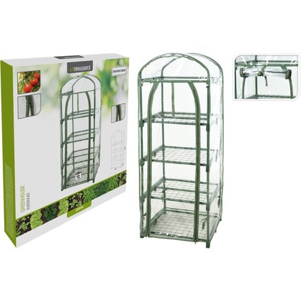 Zahradní fóliovník ProGarden KO-CE7000150 čtyřpatrový 50 x 45 x 130 cm