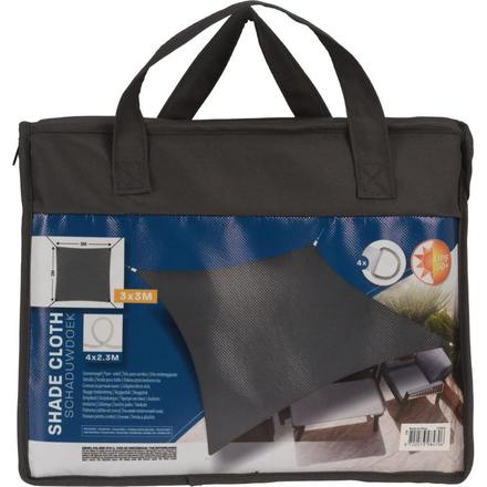 Stínící plachta ProGarden KO-C46400720 čtvercová 3 m šedá (1)