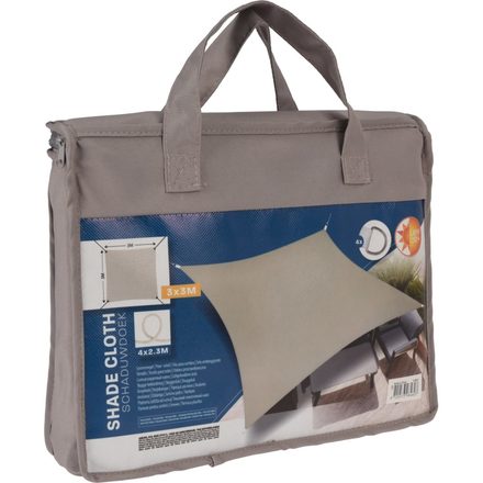 Stínící plachta ProGarden KO-C46400710 čtvercová 3 m šedohnědá (2)