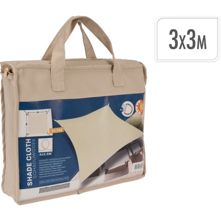 Stínící plachta ProGarden KO-C46400700 čtvercová 3 m krémová