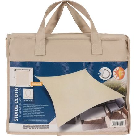 Stínící plachta ProGarden KO-C46400700 čtvercová 3 m krémová (1)
