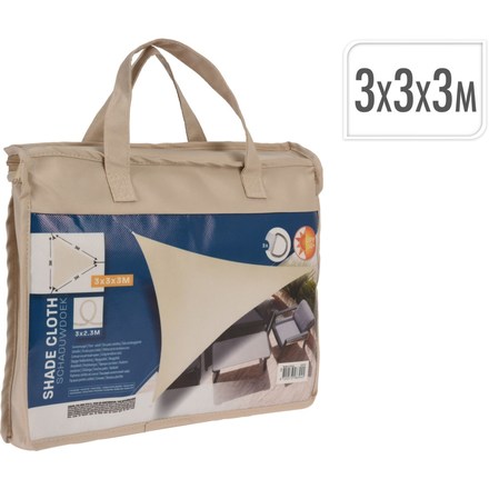 Stínící plachta ProGarden KO-C46400500 trojúhelník 3 x 3 x 3m béžová