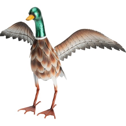 Zahradní dekorace ProGarden KO-557104580 kachna 41 cm kovová