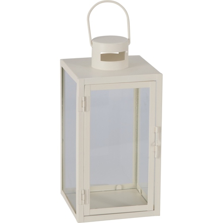 Lucerna ProGarden KO-NB1251570 kovová sada 2 ks 18 / 14 cm bílá (2)