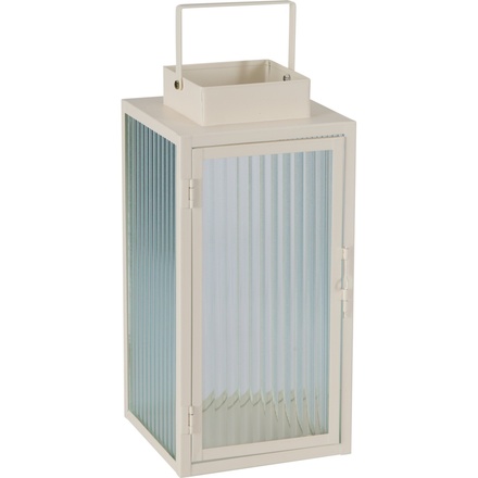 Lucerna ProGarden KO-NB1251520 kovová sada 2 ks 20 / 16 cm smetanová