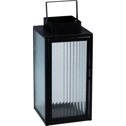 Lucerna ProGarden KO-NB1251500 kovová sada 2 ks 20 / 16 cm černá (2)