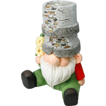 Květináč ProGarden KO-795250800kvet trpaslík 24 x 21 x 33 cm s květinou