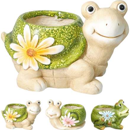 Květináč ProGarden KO-095242500snek dekorativní 21 cm šnek (1)