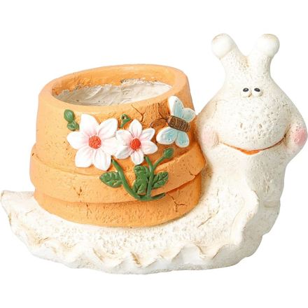 Květináč ProGarden KO-095242490snek dekorativní šnek 21 cm