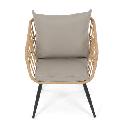 Zahradní sestava Autronic polyratan, béžová, AZ-F1508 NAT (9)