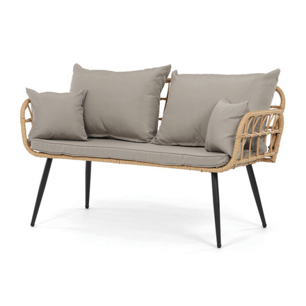 Zahradní sestava Autronic polyratan, béžová, AZ-F1508 NAT (2)