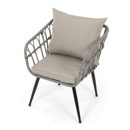 Zahradní sestava Autronic polyratan, šedá, AZ-F1508 GREY (10)