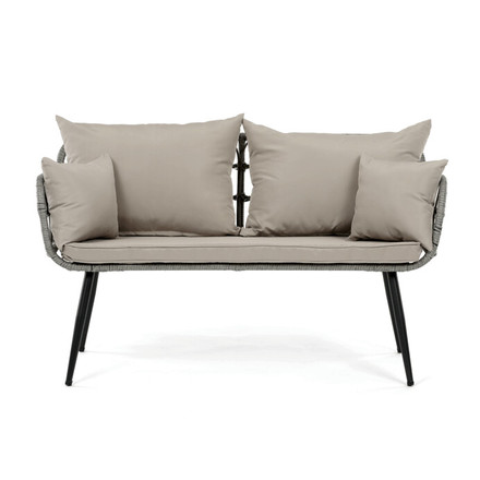 Zahradní sestava Autronic polyratan, šedá, AZ-F1508 GREY (3)