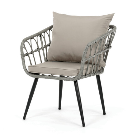 Zahradní sestava Autronic polyratan, šedá, AZ-F1508 GREY (4)