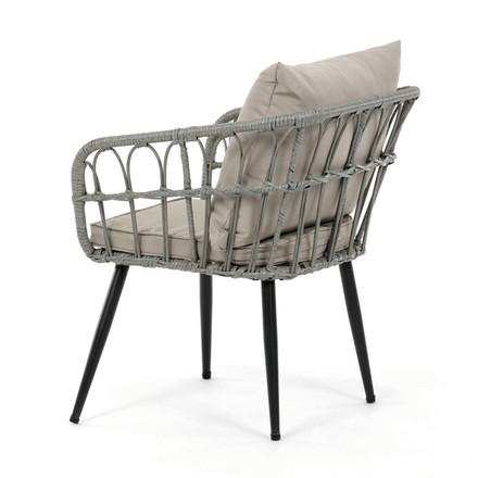 Zahradní sestava Autronic polyratan, šedá, AZ-F1508 GREY (8)