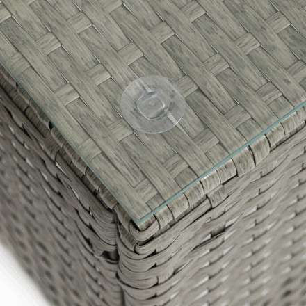 Zahradní set Autronic 1+2, polyratan, šedá, AZS-A1102 GREY (11)