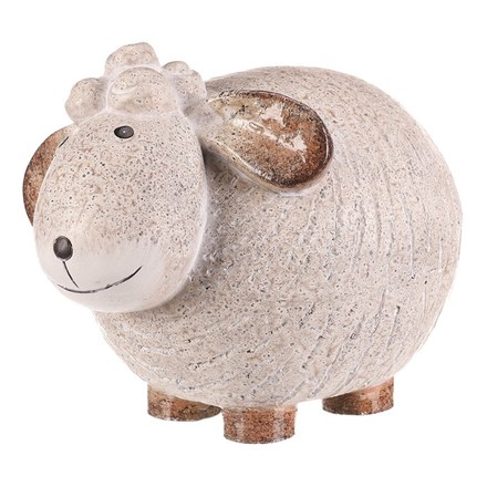 Figurka Autronic Ovečka z magnesia, vel. L, barva krémová (MT815-L)