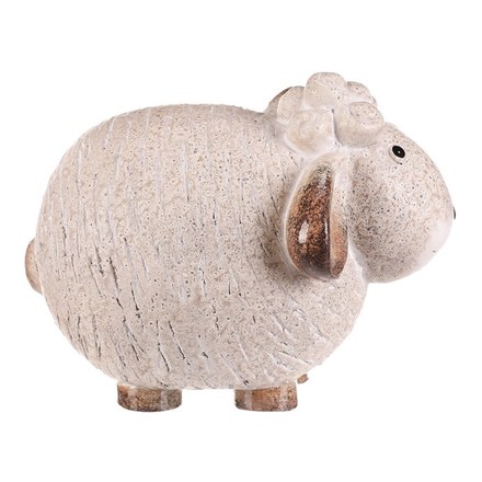Figurka Autronic Ovečka z magnesia, vel. L, barva krémová (MT815-L) (4)