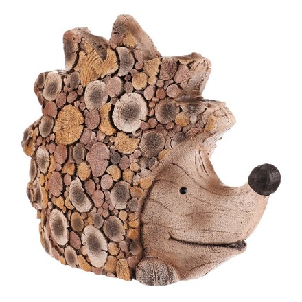 Figurka Autronic Ježek z magnesia, dekor dřeva (MT789)