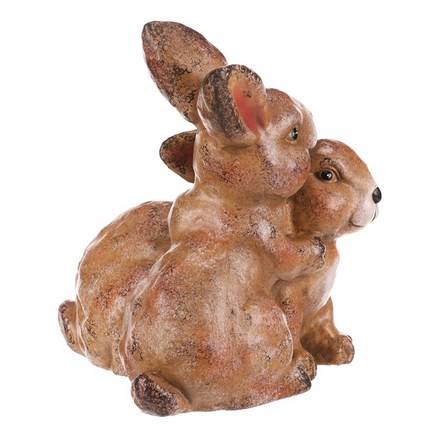 Zahradní dekorace Autronic Zaječí pár - magnesium, barva hnědá (MT775) (4)