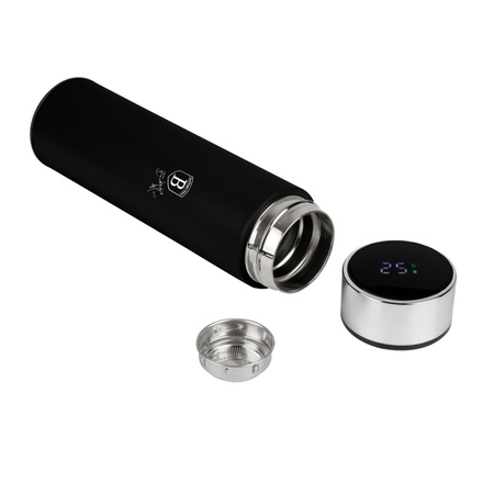 Termoska Berlingerhaus BH-9681 nerez s LED displejem 500 ml Matte Black Collection (1)