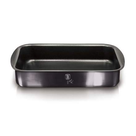 Plech na pečení s titanovým povrchem Berlingerhaus BH-7869 Carbon pro Collection 35x27x6,5 cm (2)