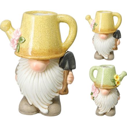 Květináč ProGarden KO-795250730zlut trpaslík 23 x 15 x 32 cm žlutá (1)