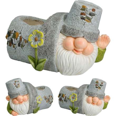 Květináč ProGarden KO-795250790leva trpaslík 30 x 20 x 21 cm levá ruka (1)