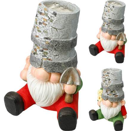 Květináč ProGarden KO-795250800lopa trpaslík 24 x 21 x 33 cm s lopatkou (1)