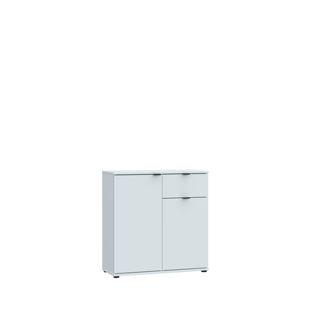 Komoda Forte Ganymebe GNMK22L-U58 ,80x82,3x34cm, barva sv.šedá, 1*karton (2)