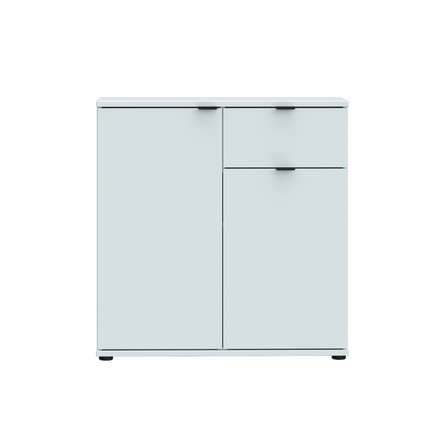 Komoda Forte Ganymebe GNMK22L-U58 ,80x82,3x34cm, barva sv.šedá, 1*karton