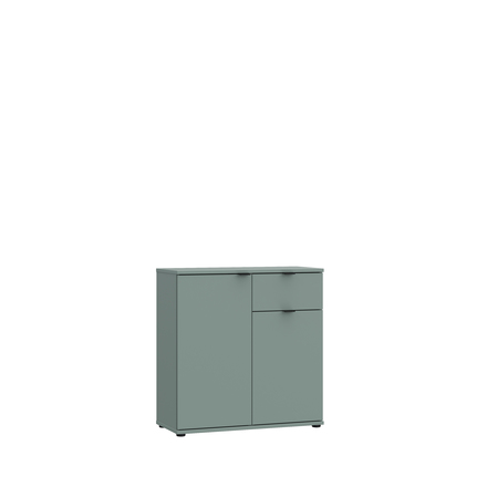 Komoda Forte Ganymebe GNMK22L-U59 ,80x82,3x34cm, barva sv.zelená, 1*karton (2)