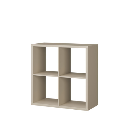 Knihovna Forte Mauro MXXR221-U88 ,73x73x33cm, barva taupe, 1*karton (2)