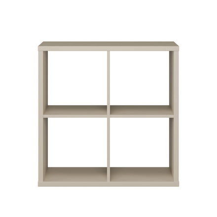 Knihovna Forte Mauro MXXR221-U88 ,73x73x33cm, barva taupe, 1*karton