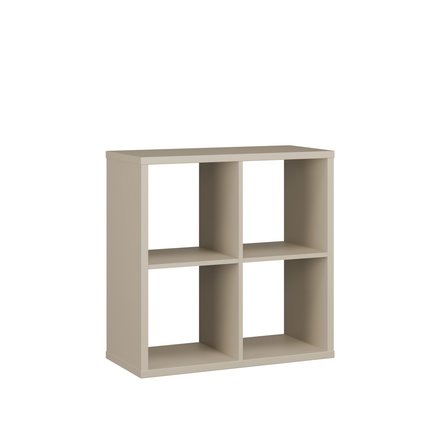 Knihovna Forte Mauro MXXR221-U88 ,73x73x33cm, barva taupe, 1*karton (1)