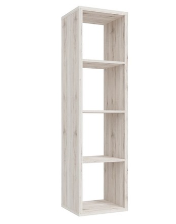 Knihovna Forte Mauro MXXR411-D41F ,38x142x33cm, barva dub pískový, 1*karton (1)