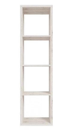 Knihovna Forte Mauro MXXR411-D41F ,38x142x33cm, barva dub pískový, 1*karton