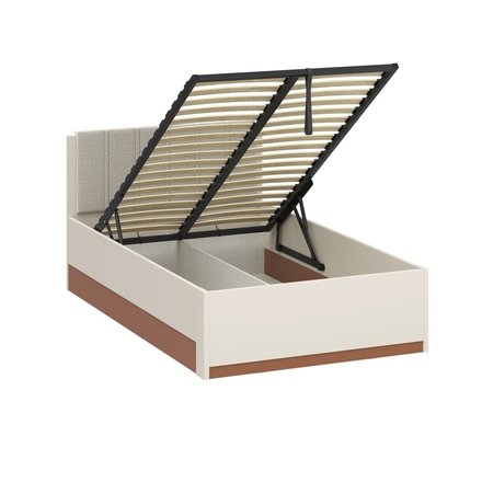 Postel Forte Milles TEFL1122-Q274 ,125x91x205cm, barva písková/ terracotta, 5*karton (3)