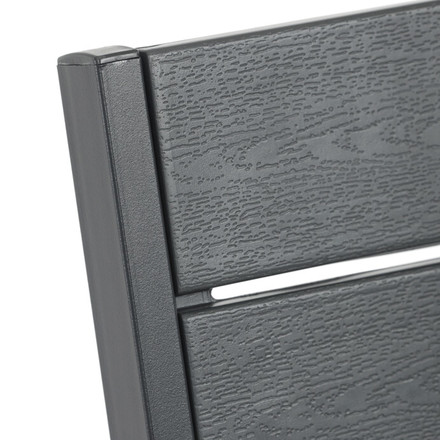 Zahradní sestava Autronic 156x78x74cm, polywood, šedá, AZS-B1656 GREY (13)