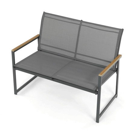 Zahradní sestava Autronic síťovina, šedá, AZS-S1212 GREY (9)