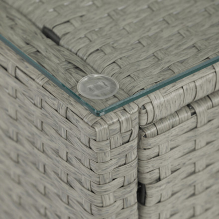 Zahradní sestava Autronic polyratan, šedá, AZS-A1915 GREY (14)