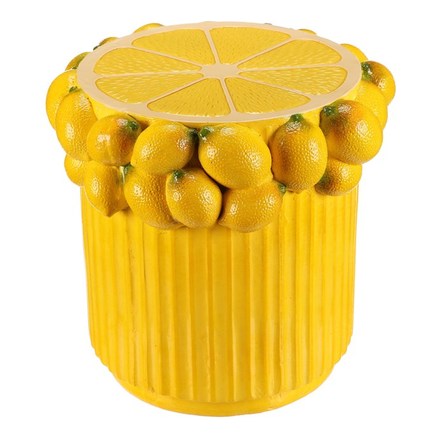 Taburet Autronic citrónový - větší, magnesium, barva žlutá (MT811) (1)