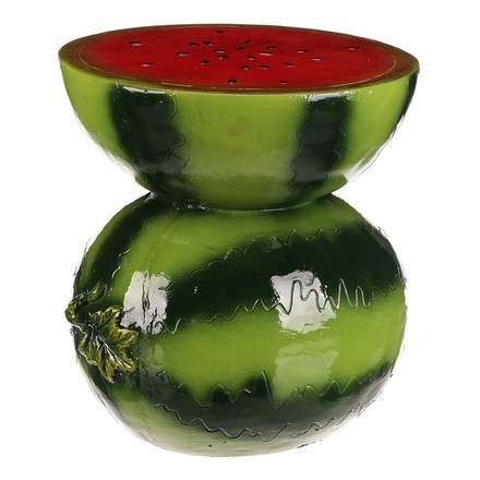 Taburet Autronic melounový - menší, magnesium, barva červeno-zelená (MT809)