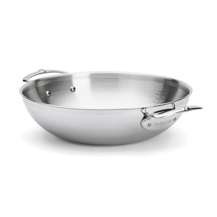 Pánev WOK de Buyer 3748.32 AFFINITY, nerez, 32 cm (1)